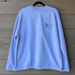 Authentic Pigment Race Across The Sky Leadville 100 Periwinkle Cotton Sweatshirt